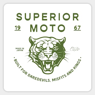 Superior Moto Tiger Design Sticker